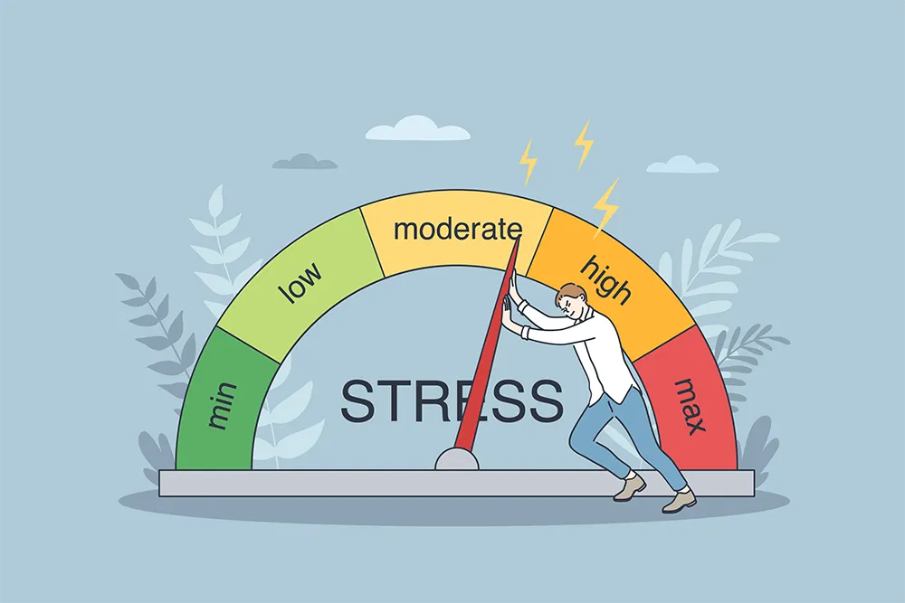 Until recently, measuring anxiety was as vague as the scale above. (Credits: Stresslab19/Freepik)