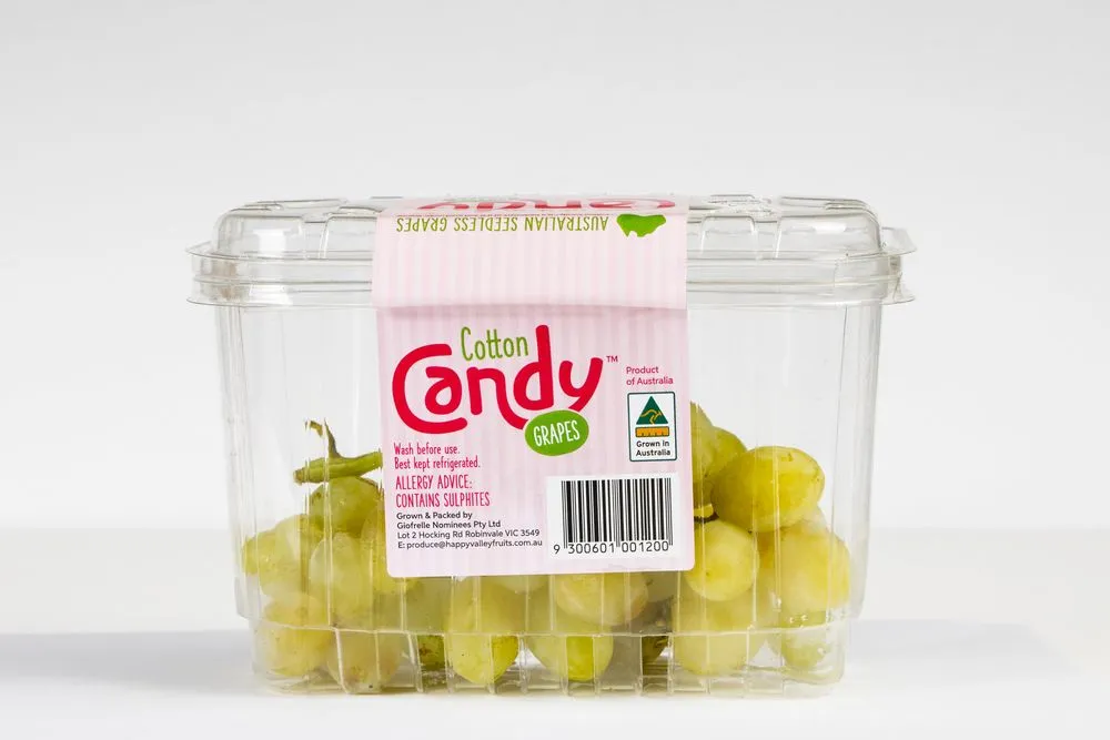 Cotton CandyTMgrapes are intensely sweet with a flavor reminiscent of cotton candy (Credits: Audreycmk/Shutterstock)