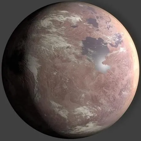 Illustration of Kepler-1649c (Credits: NASA)