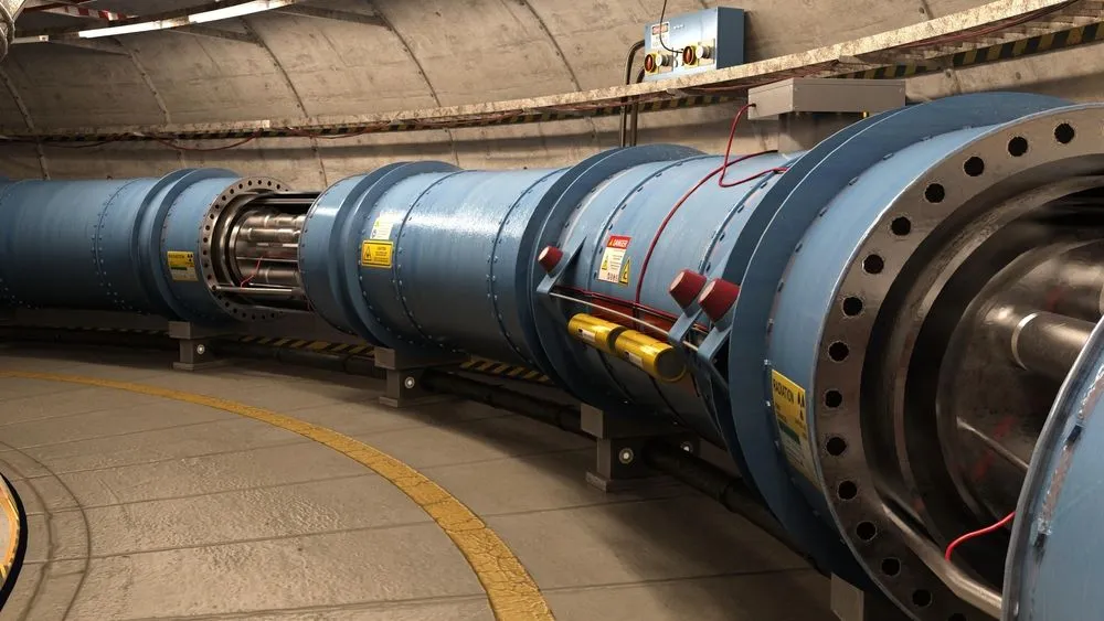 Illustration of aparticle accelerator(Credits: Ralf Juergen Kraft/Shutterstock)