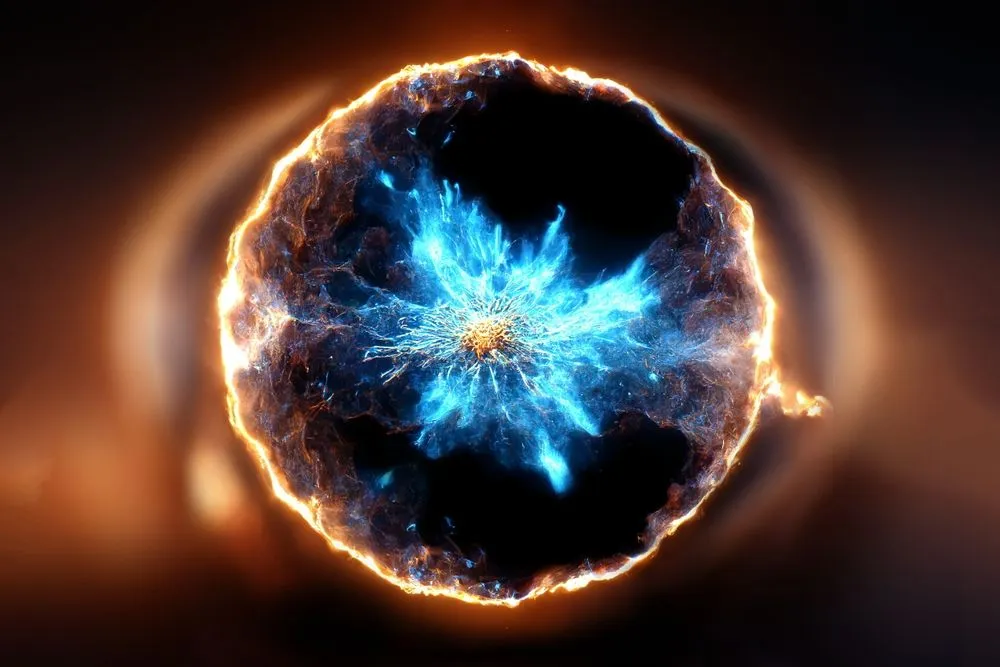 Supernova explosion illustrated (Photo Credits: Nechitayka/Shutterstock)