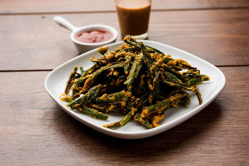 Deep frying okra can help reduce the sliminess (Credits: stockimagefactory/Envato Elements)