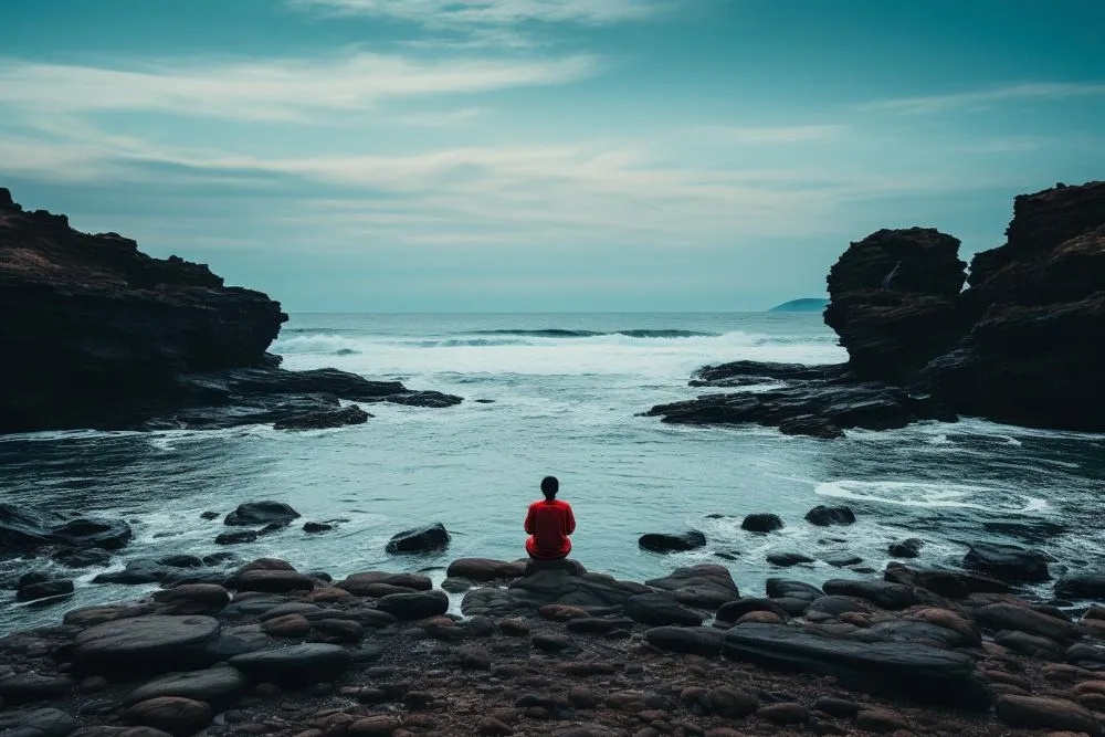 The seas are a formidable force capable of wearing down a man’s body and spirit, just as it wears down the rocks of an island. (Credits: natalisha/Freepik)