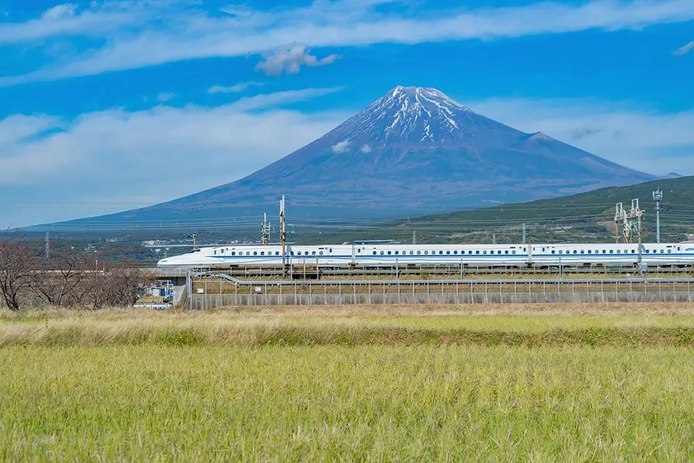 The image of the Bullet Train has become synonymous with modern Japan. (Credits: tampatra/Envato Elements)