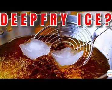 What Happens If You 'Deep Fry' Ice?