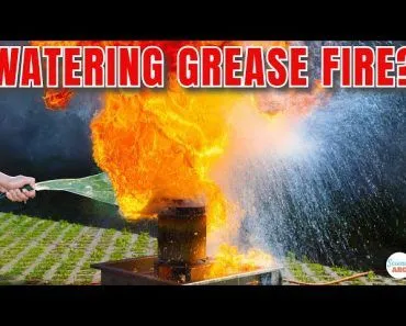 Does Water Make Grease Fires WORSE?