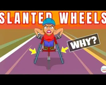 Why Athletes Use Wheelchairs with SLANTING Wheels?